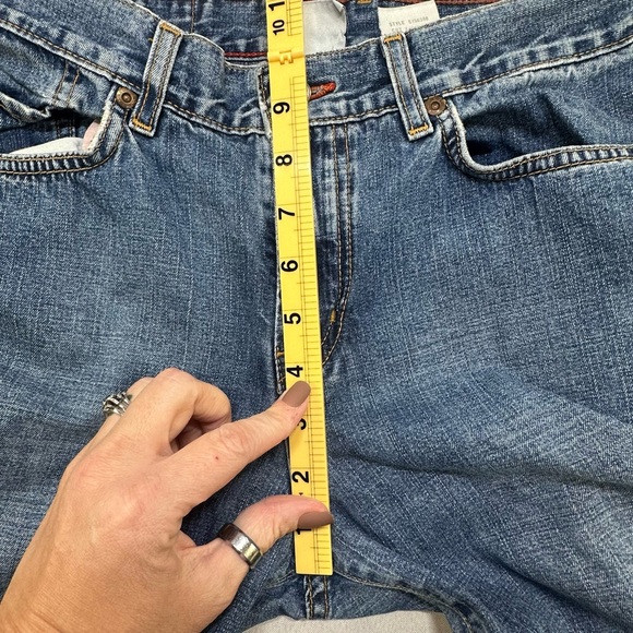 VTG Lucky Brand Sz 10 Peanut Pant Lower Rise Long Flare Women’s Jeans USA 90s - Picture 10 of 11
